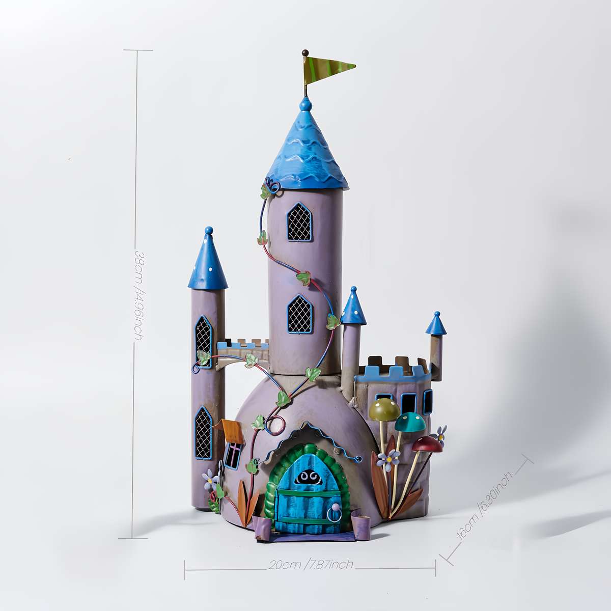 Building Toy Architectural Model Toy Set Style Big Castle Red