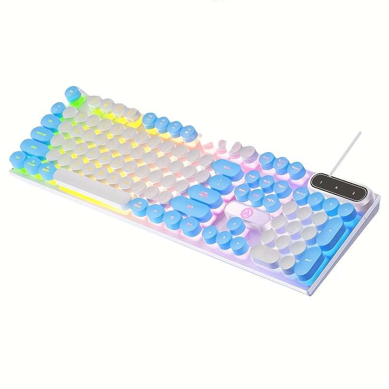 keyboard color White Blue