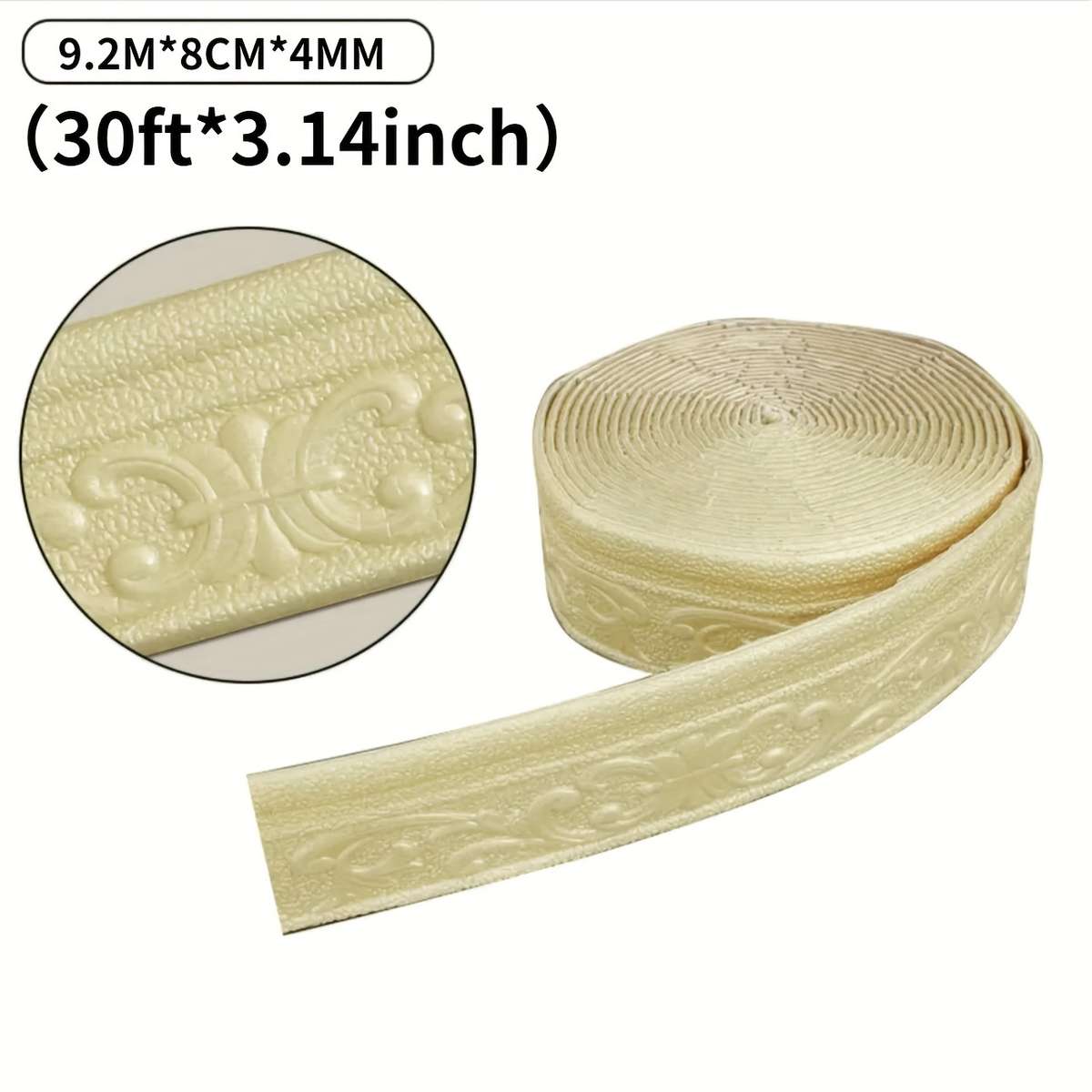 Skirting Board White Size 7.98Cm*9.14Meter
