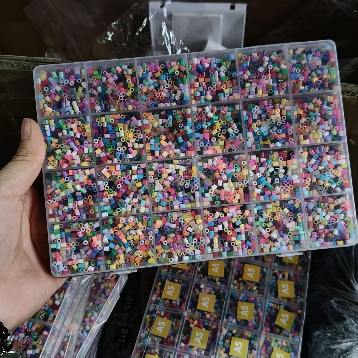 Perler Bead Set Colored Mixed Beans*5Bag