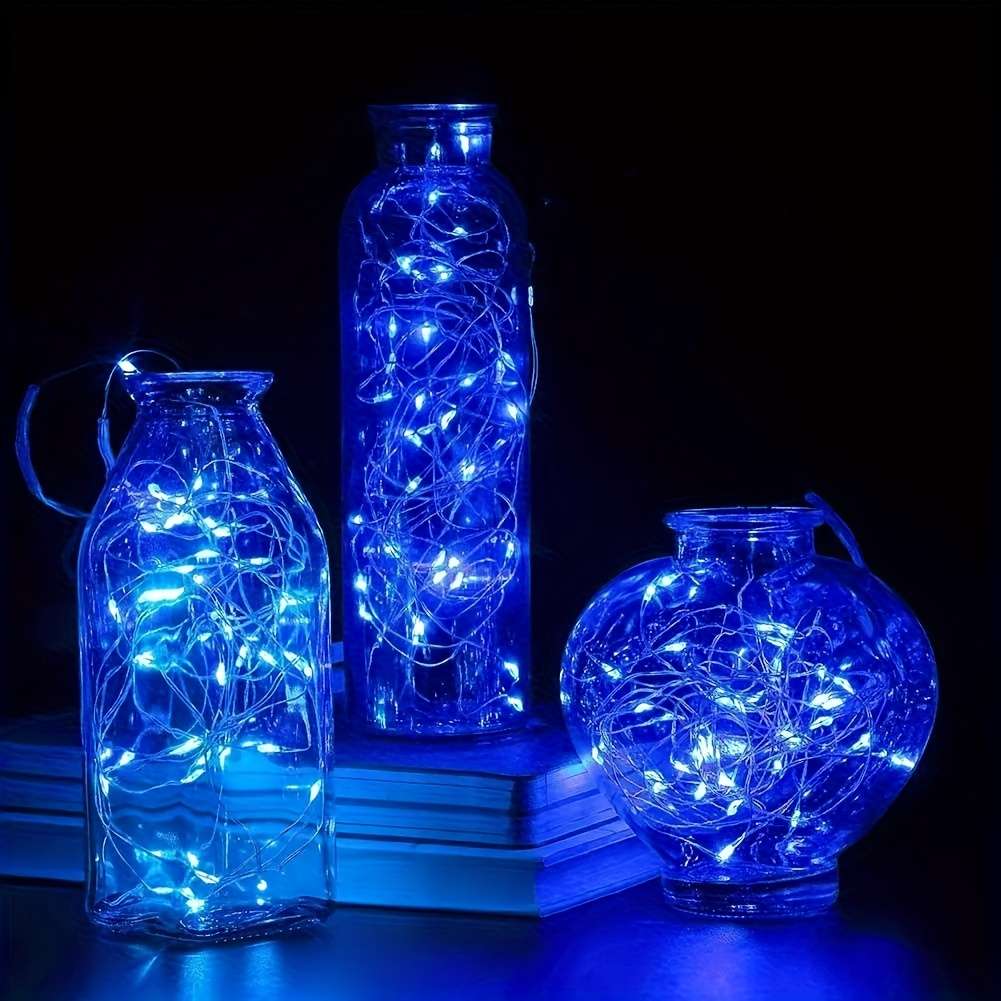 50 Led Pack Solar Fairy Lights Suitable 7