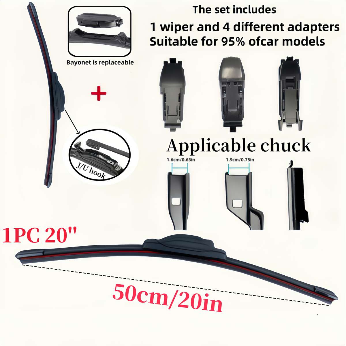 Windshield Wipers Size 16 40Cm Quantity 1Pc