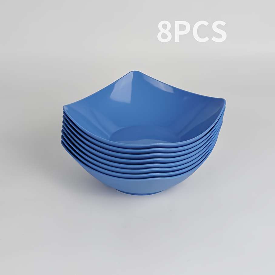 Bowl Color Blue 8Piece Set