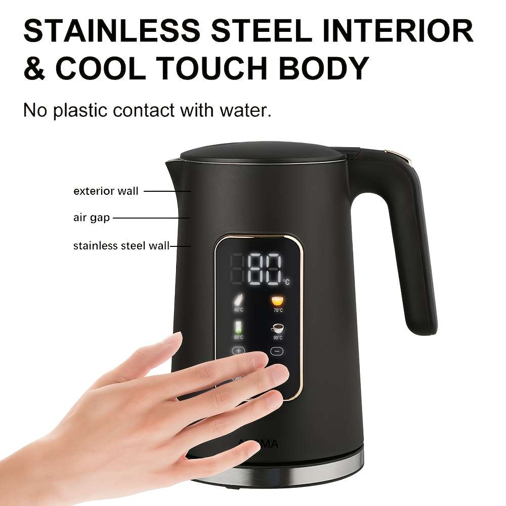 7L Cordless Digital Electric Kettle With Precise