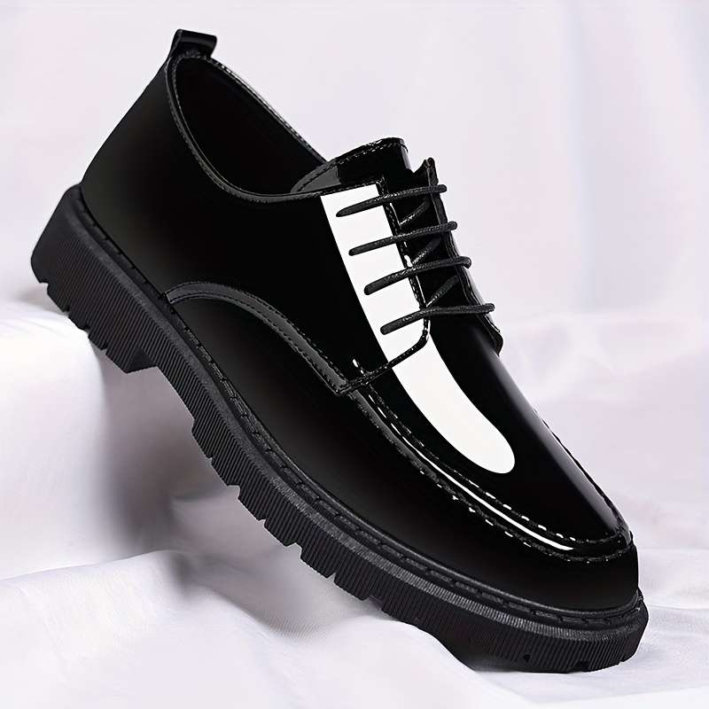 Mens Leather Shoes Color Black Sizeuk 8