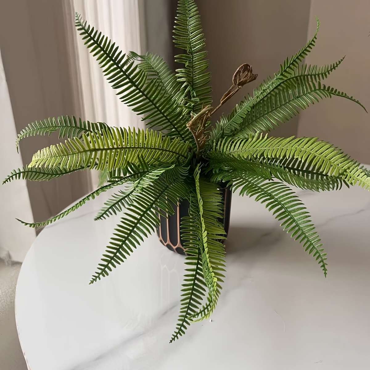 Flowerpot Color Black Brushed Golden Sizecaliber 10.5*Height 9.5Cm