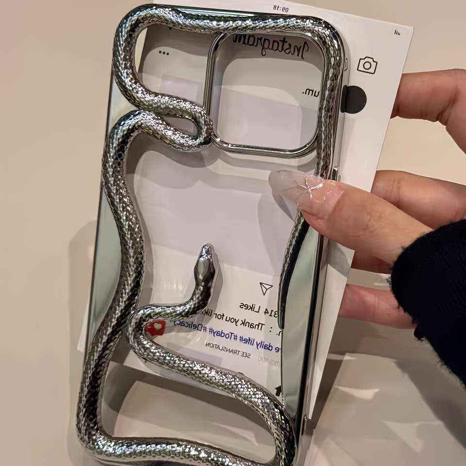 1Pc Silvery For iPhone 14 Pro Phone Case Phone Cover