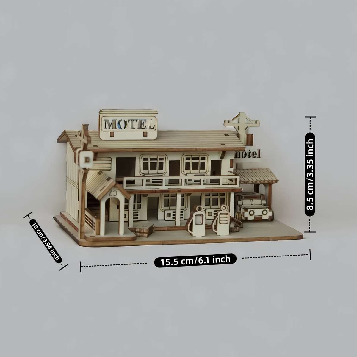 Building Toy Architectural Model Toy Set Items Motel Model
