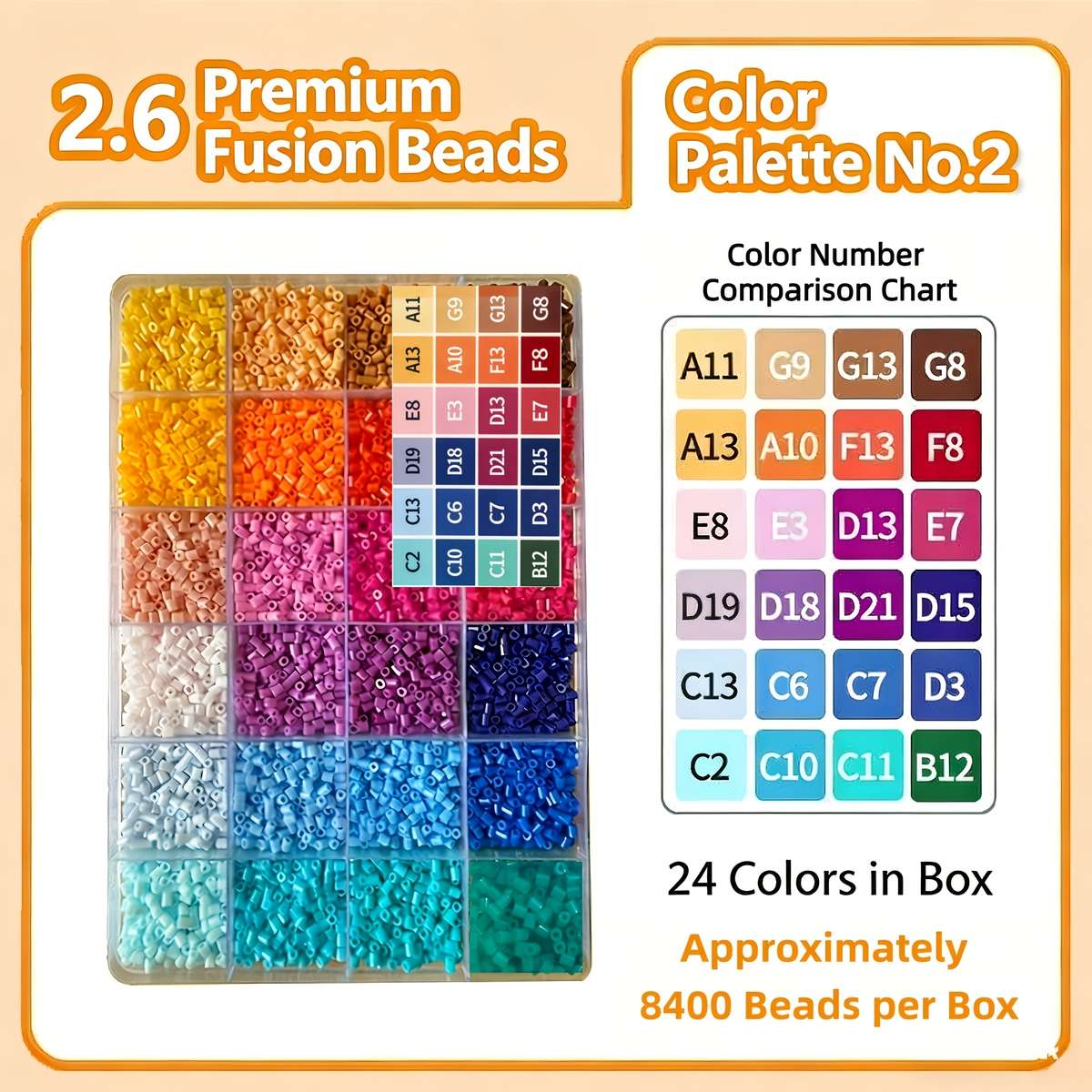 Perler Bead Set 2.6Mm No.1234 Sl