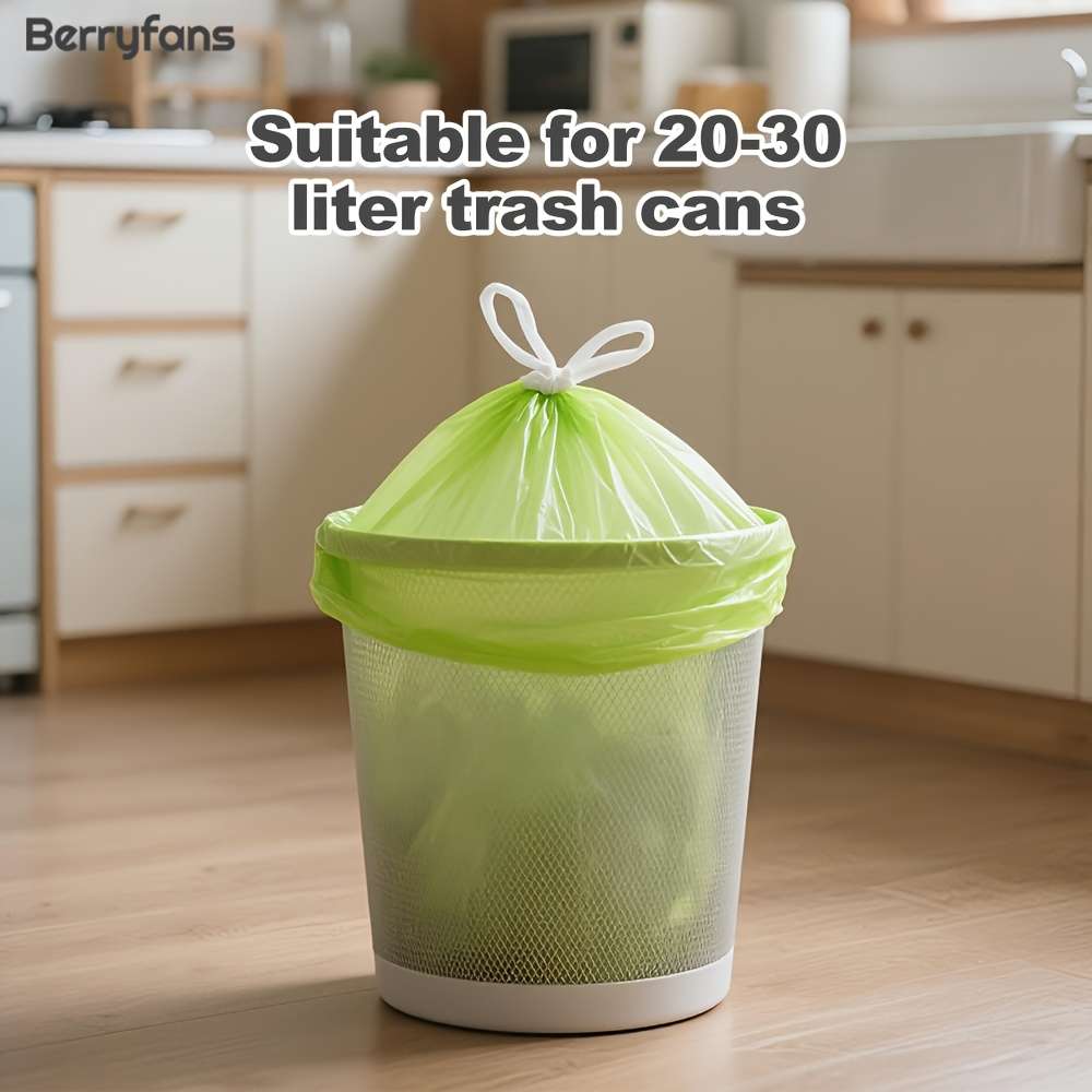 Trash Bag5.5G49.78*44.86Cm Extra Thickened 5 Rolls75 Pcs