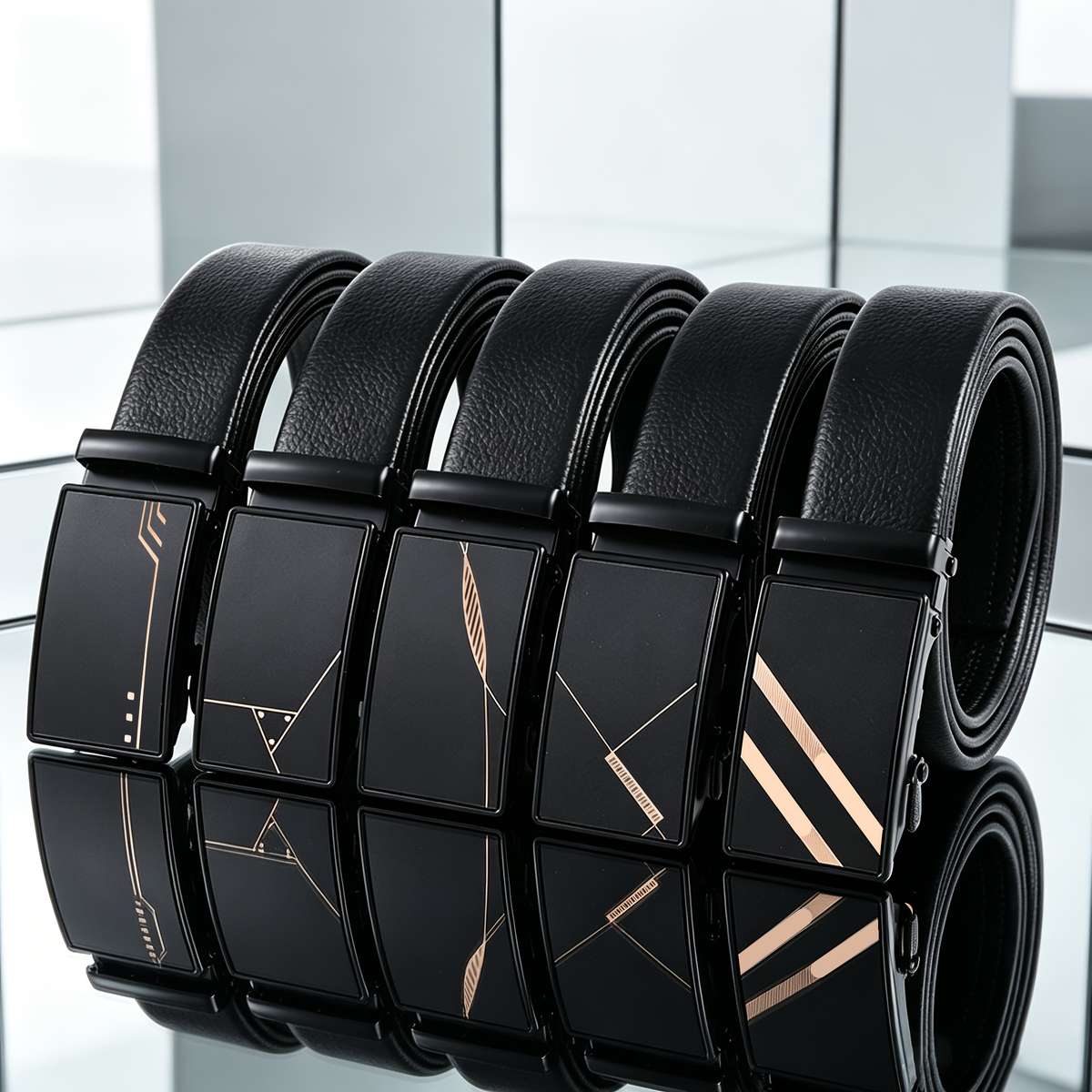 Belt Color Black Style 5 Size 110Cm