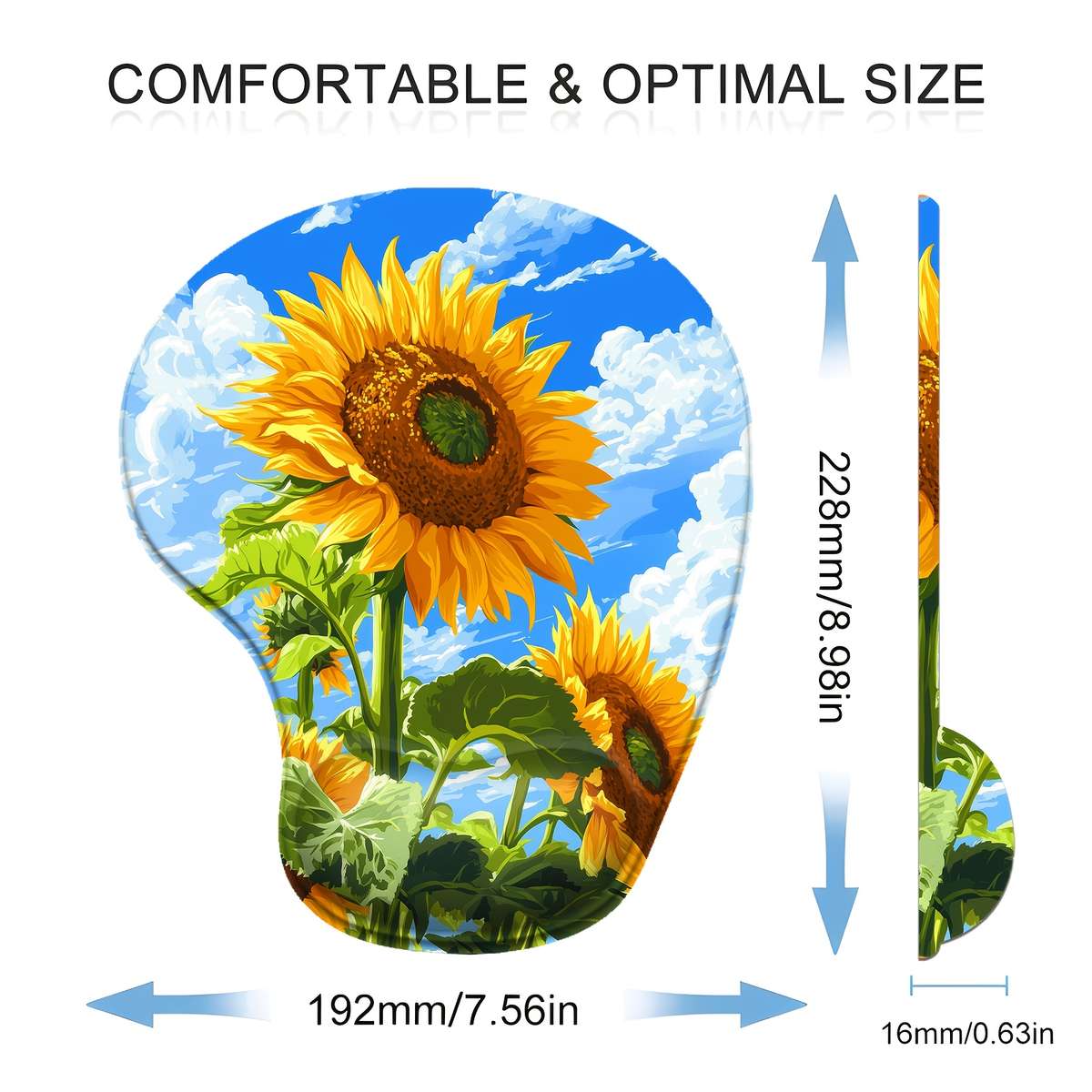 Mouse Pad Size 22.81*19.2Cm
