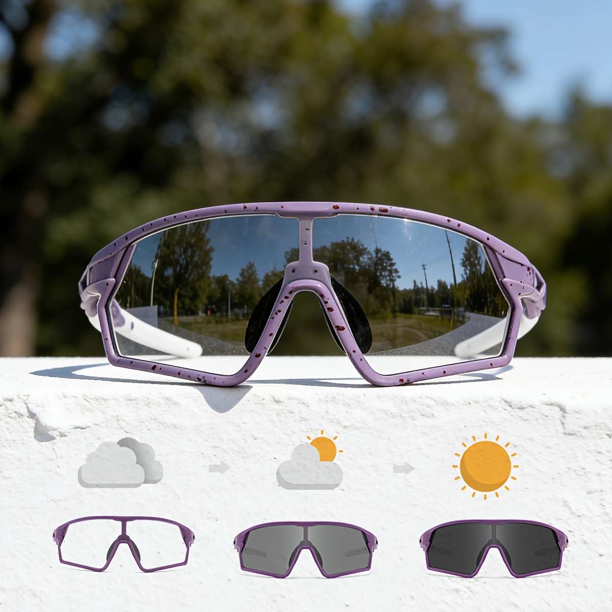 Cycling Glasses Color C5 White