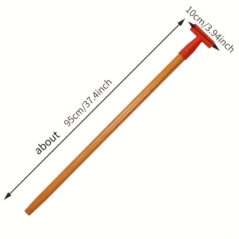 Garden Supplies Size 95Cm Style T Shaped Wooden Handle