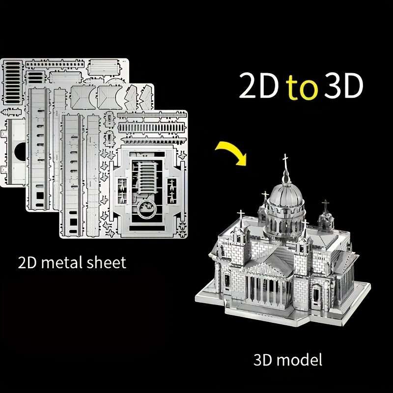 Building Toy Architectural Model Toy Set Items Isaac S Cathedral