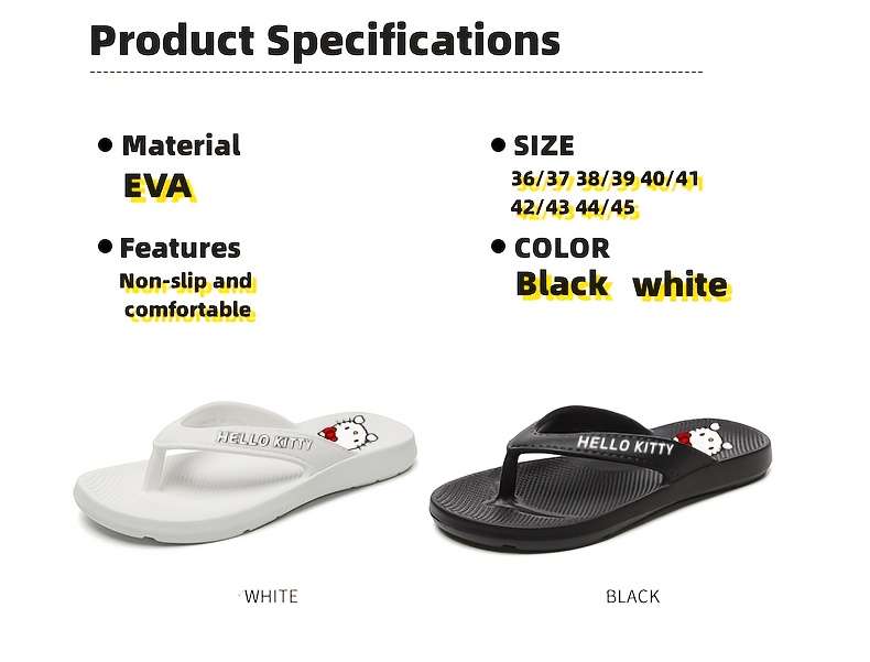 Ladies Summer Flip Flops White Uk 6.5-7