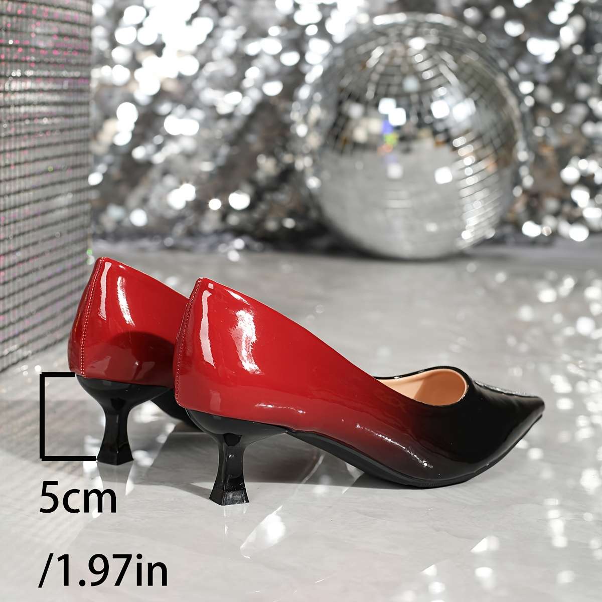 Women S High Heels Color Redblack Sizeuk 8.5