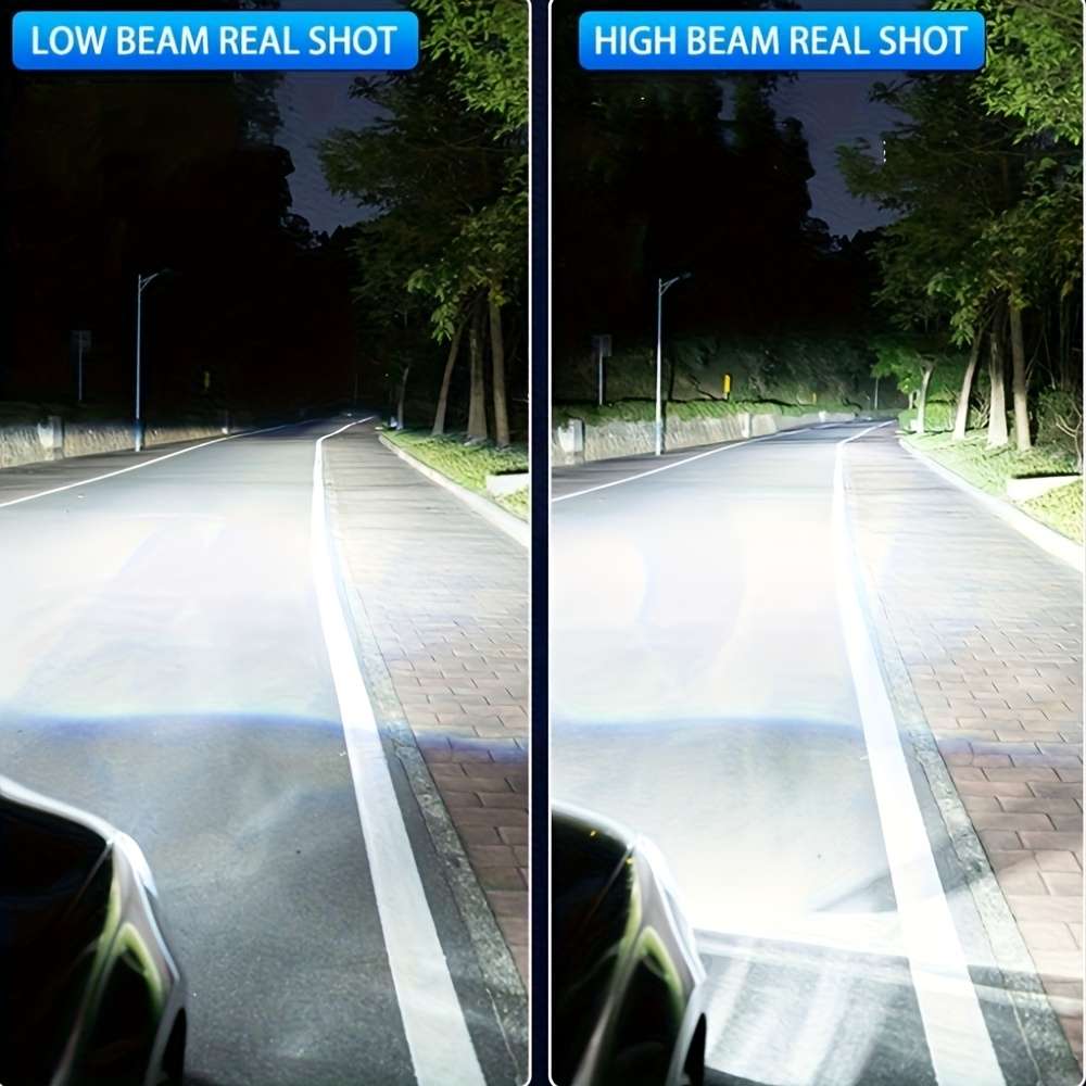 2pcs 9003 H4 HB2 LED Headlight Bulbs Kit 100W 70000LM Super Bright White Hi Lo Beam