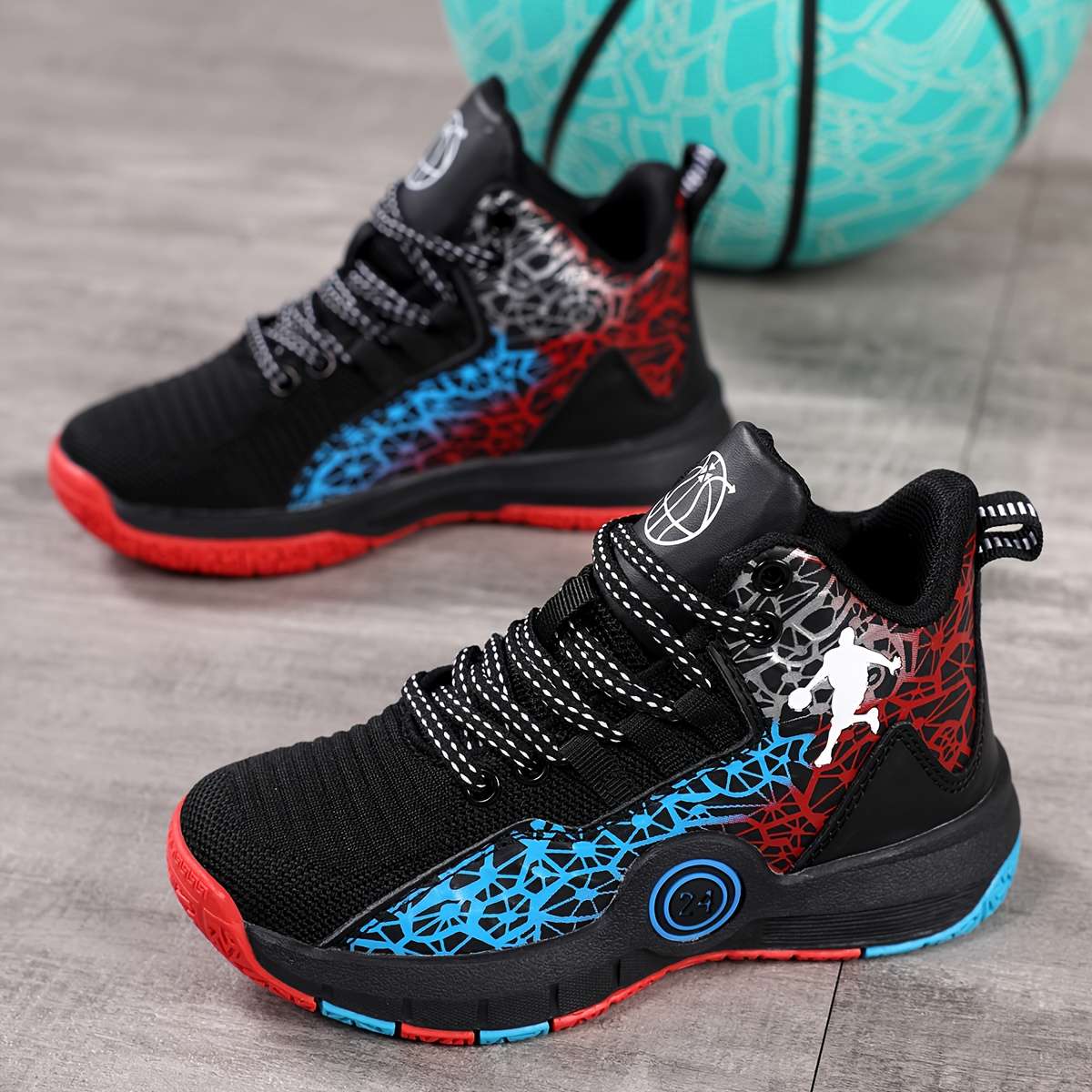 Basketball Shoes Color Black And White Sizeuk 5 Big Kid