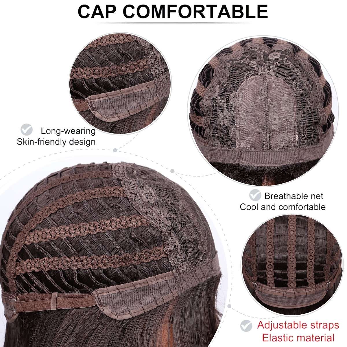 Lw3481-1 Womens Wigs Hair Length 71.12Cm