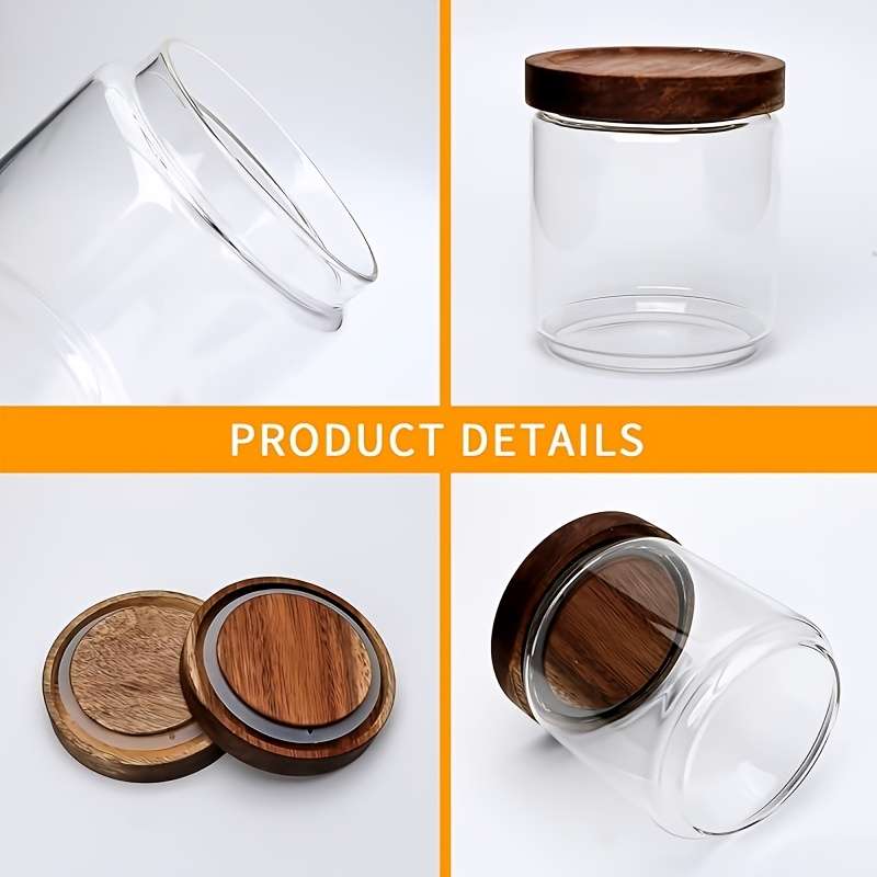 Sealed Jar Model M3Pcs Includes Label Paper And Pen