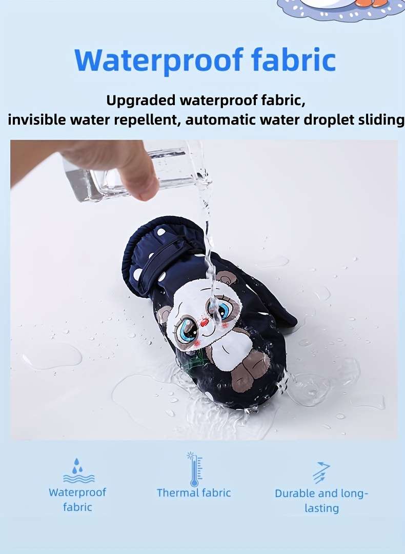 Winter Gloves Color Pink Size Size M  6 To 10 Years Old