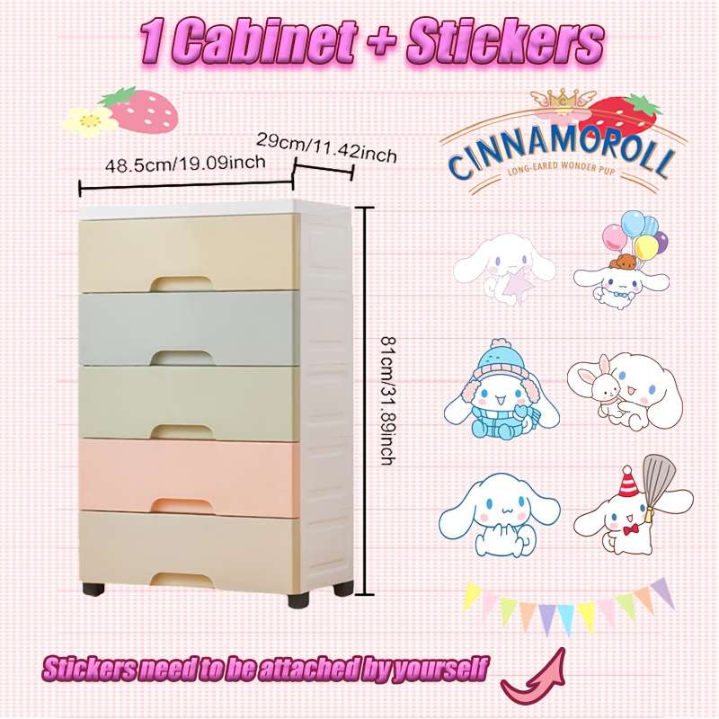 Storage And Organizationcolor Macaron Color Model 7 Floors