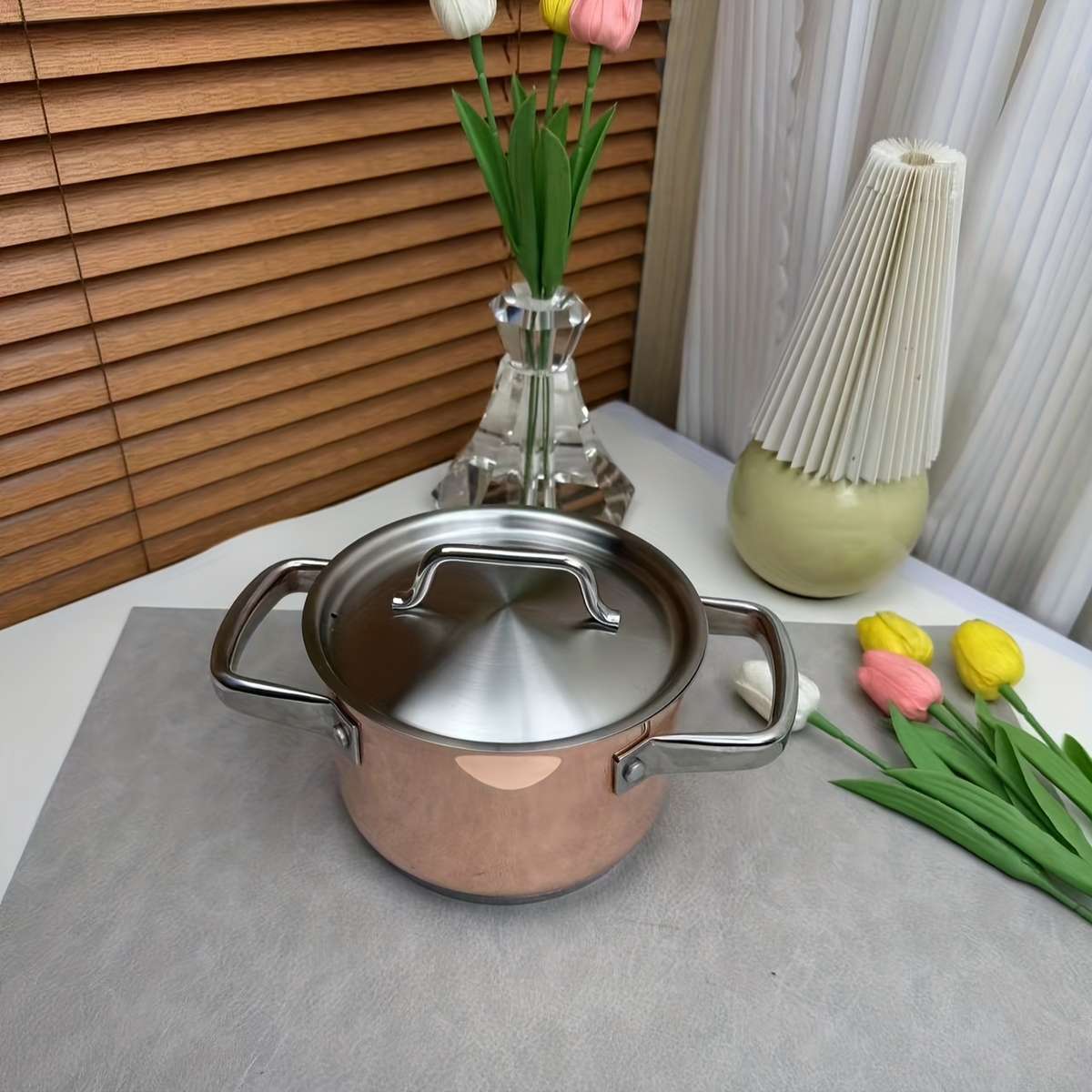 Premium Stainless Steel Copper Clad Pot With