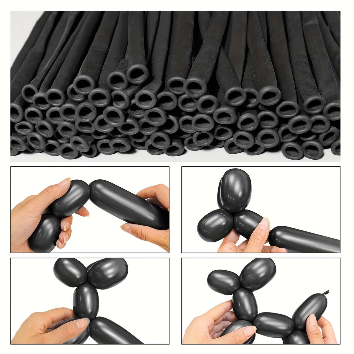 Balloon Items 32 Black Long Balloons