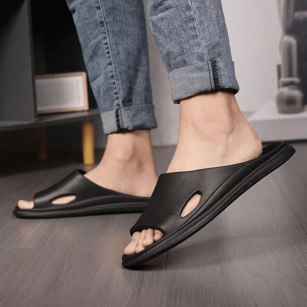 Sandals Color Black Size Uk 4.5 5