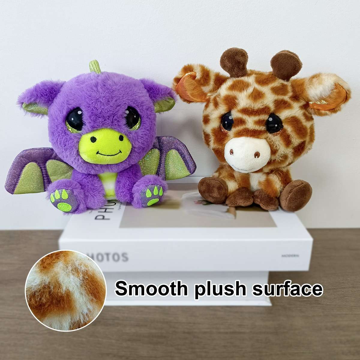 Plush Toyss color Purple Add Brown