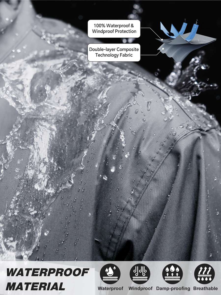 Raincoat Grey Size Uk M