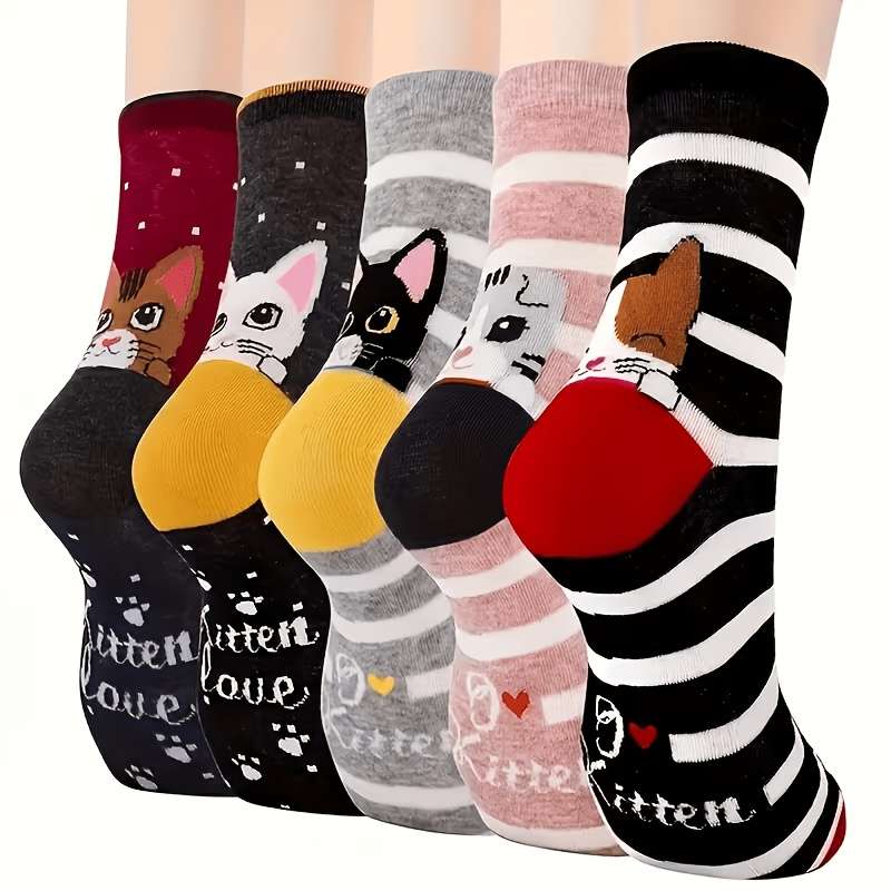 Women S Socks Color 5Pairs Mixed Colors