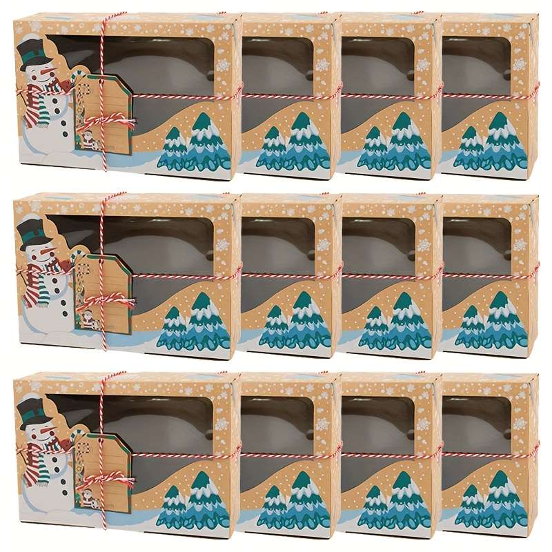 Christmas Gift Boxes Style Santa Claus Quantity 3Pcs