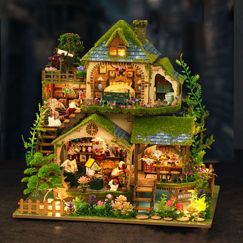 Building Toy Architectural Model Toy Set Style Forest Adventure