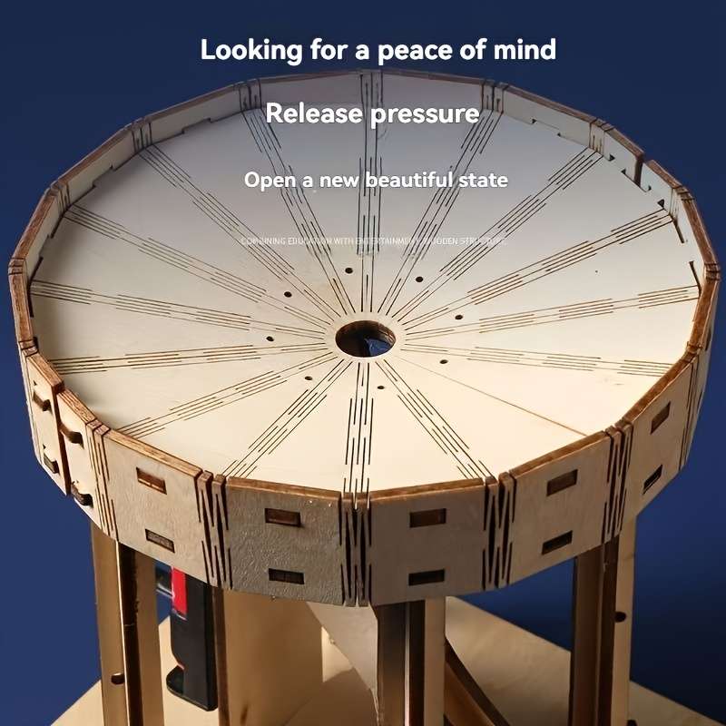 Building Toy Architectural Model Toy Set Model 3D Jigsaw Model Boxed Khaki