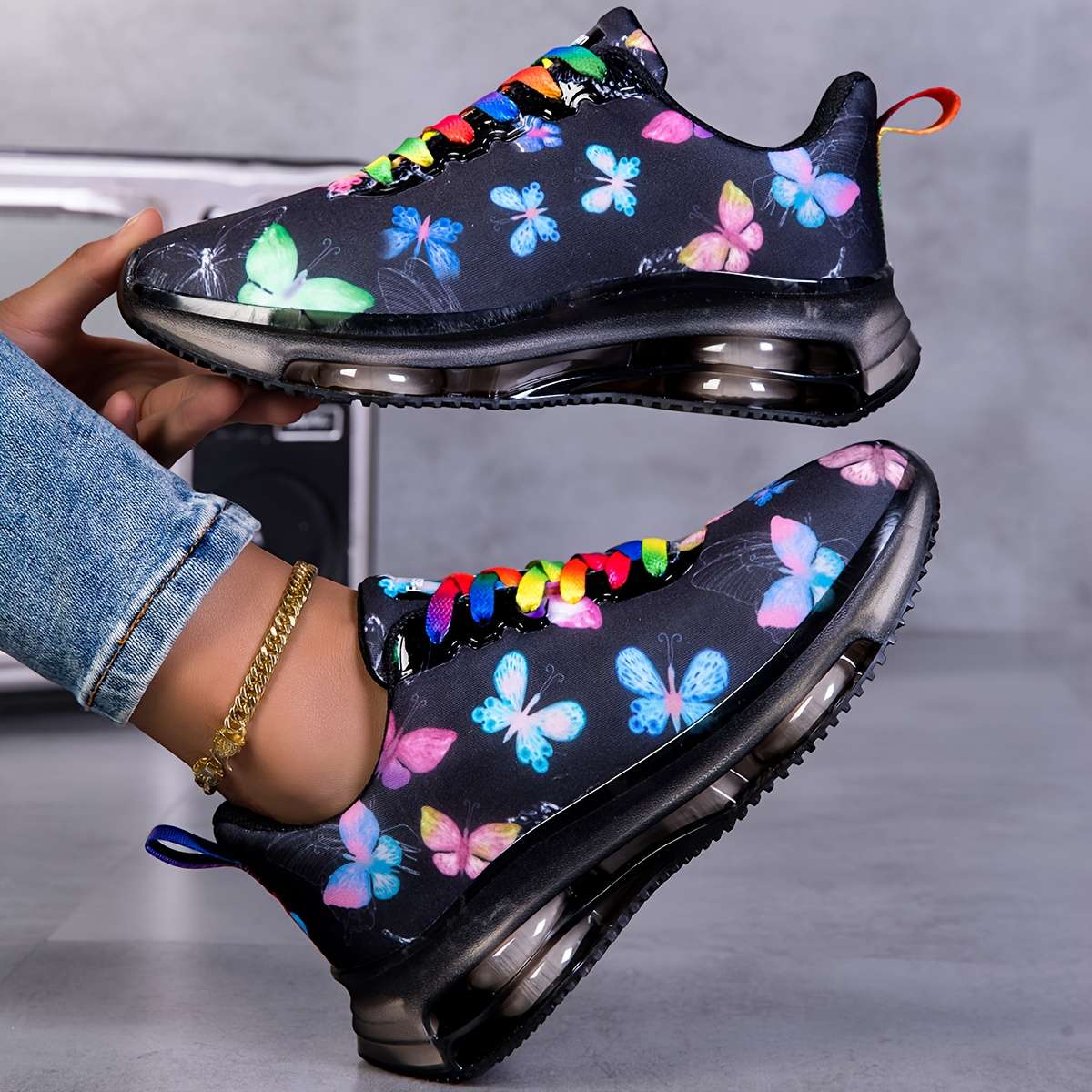 Women S Sneakers Color Black Sizeuk 5.5