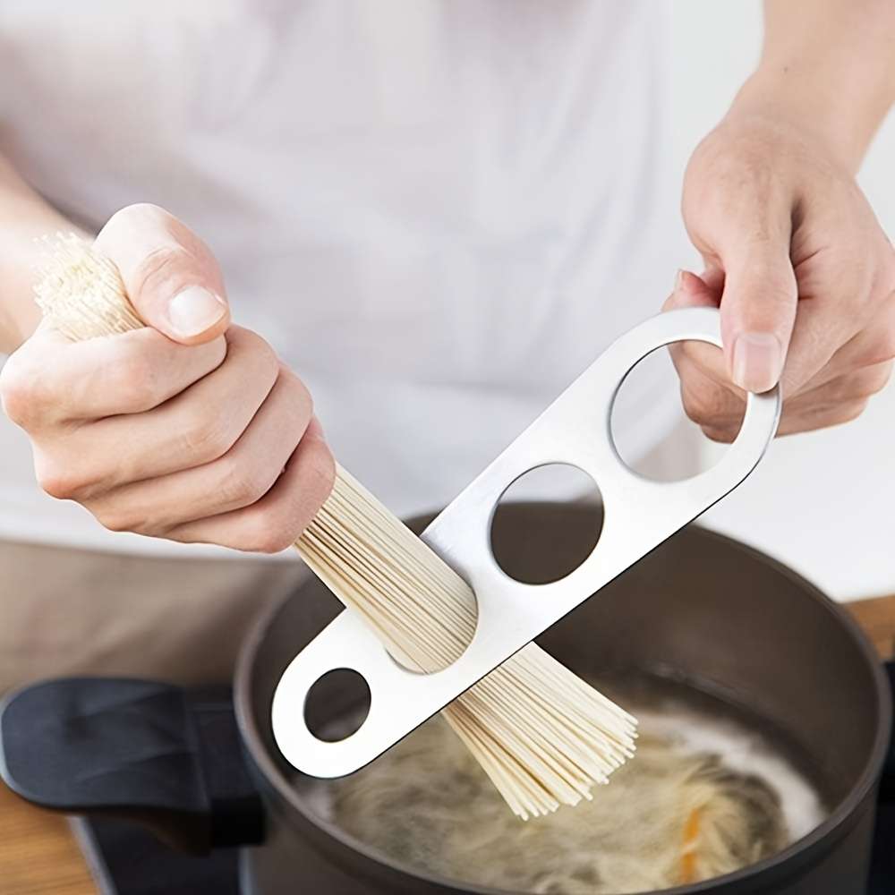 1pc Stainless Steel Pasta Measuring Spoon Durable Kitchen Tool for Portion Control Ideal for