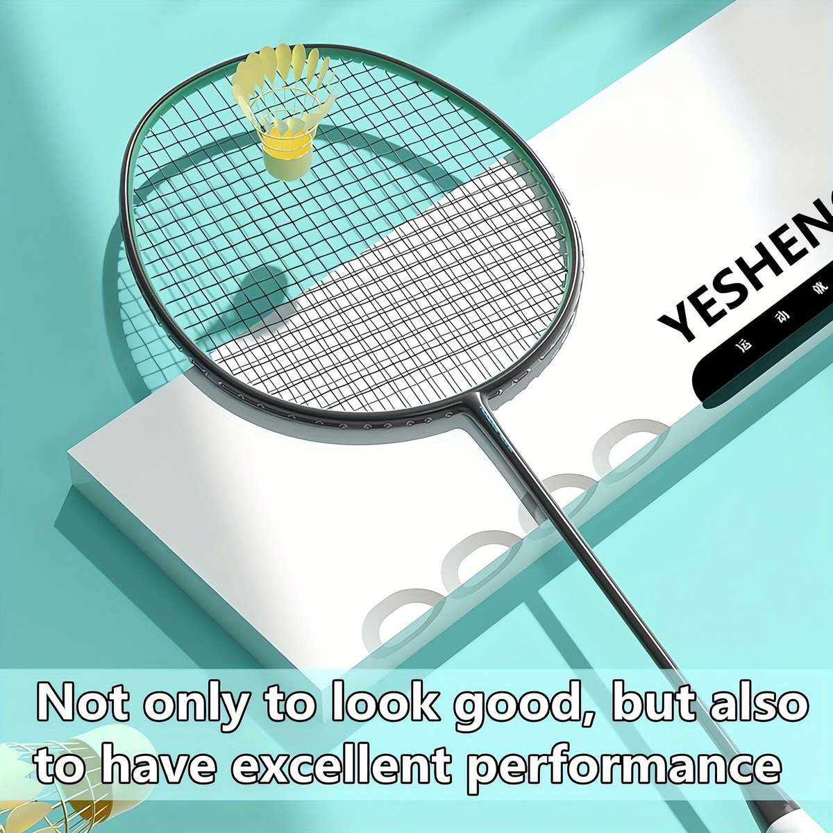 Badminton Racket Model S18U Laser White
