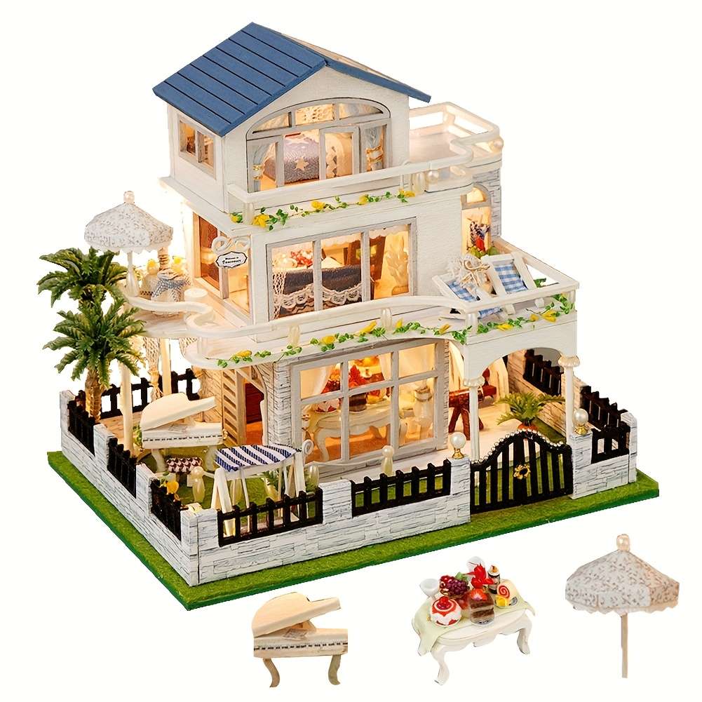 Building Toy Architectural Model Toy Set Style Blue