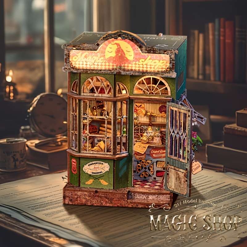 3D Building Model Puzzle Set Items Diy Cabin