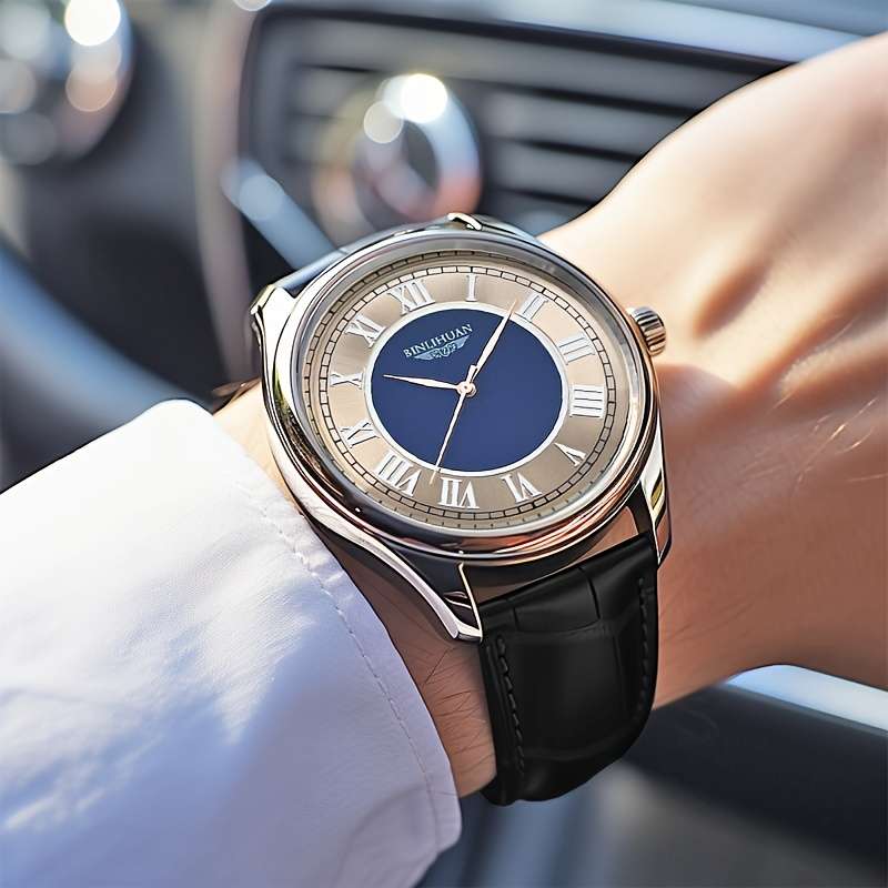 New Authentic Men Quartz Watch Classic High End Minimalist Design