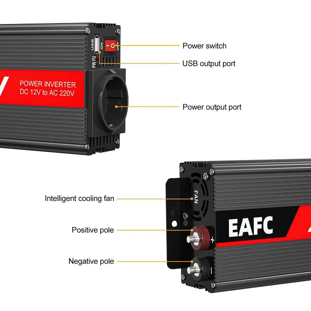 Inverter Items Rated Power 1000W Style12V