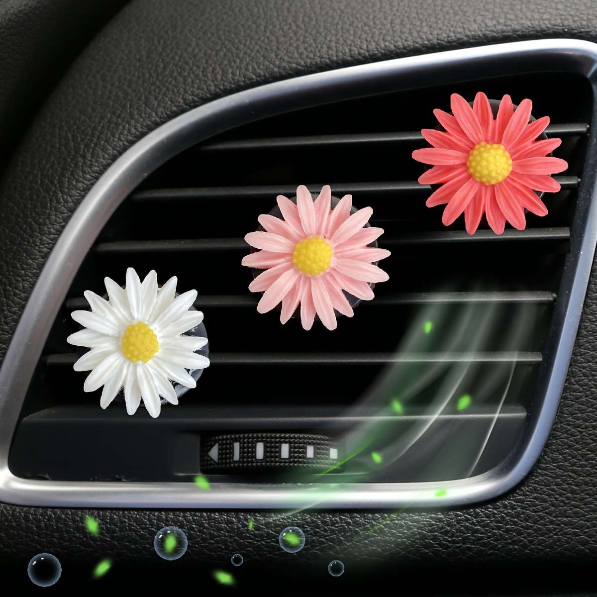 Car Interior Decor Color 3 White