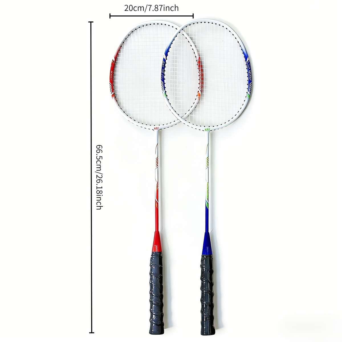 Badminton Racket Color Badminton Racket*2Badminton Bag*1 Red And White
