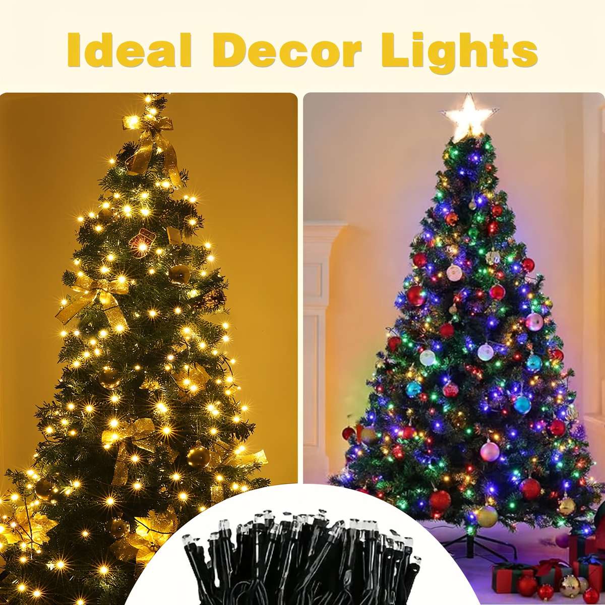 String Lights Color Colored Light Size7M 22.96Ft