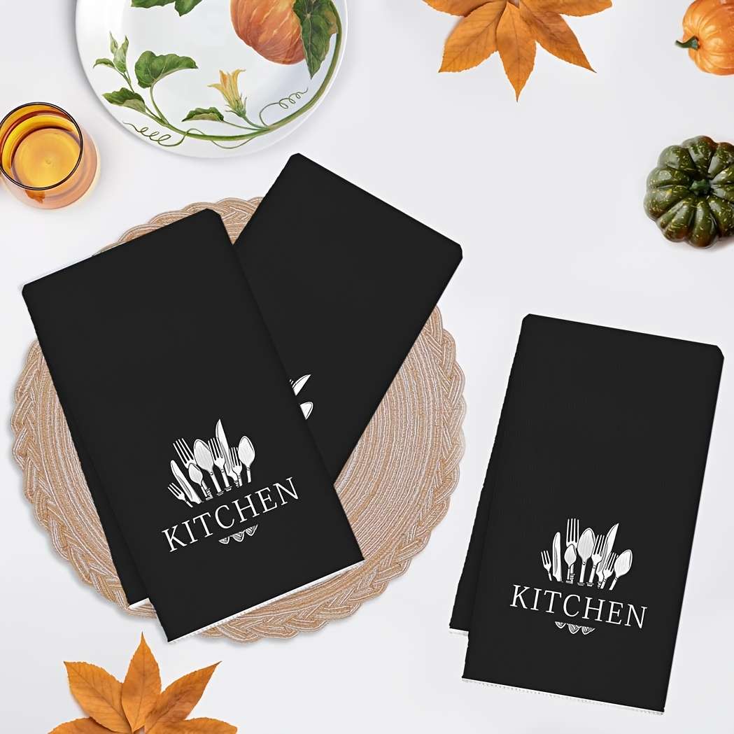 Rag Color 2Pcs Knife And Fork Size 40*60