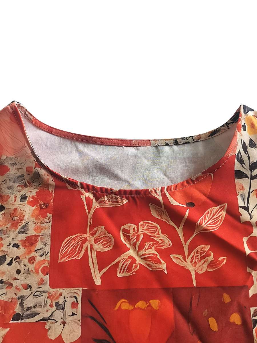 Women S Dress Color Mixed Colors Size 5Xl