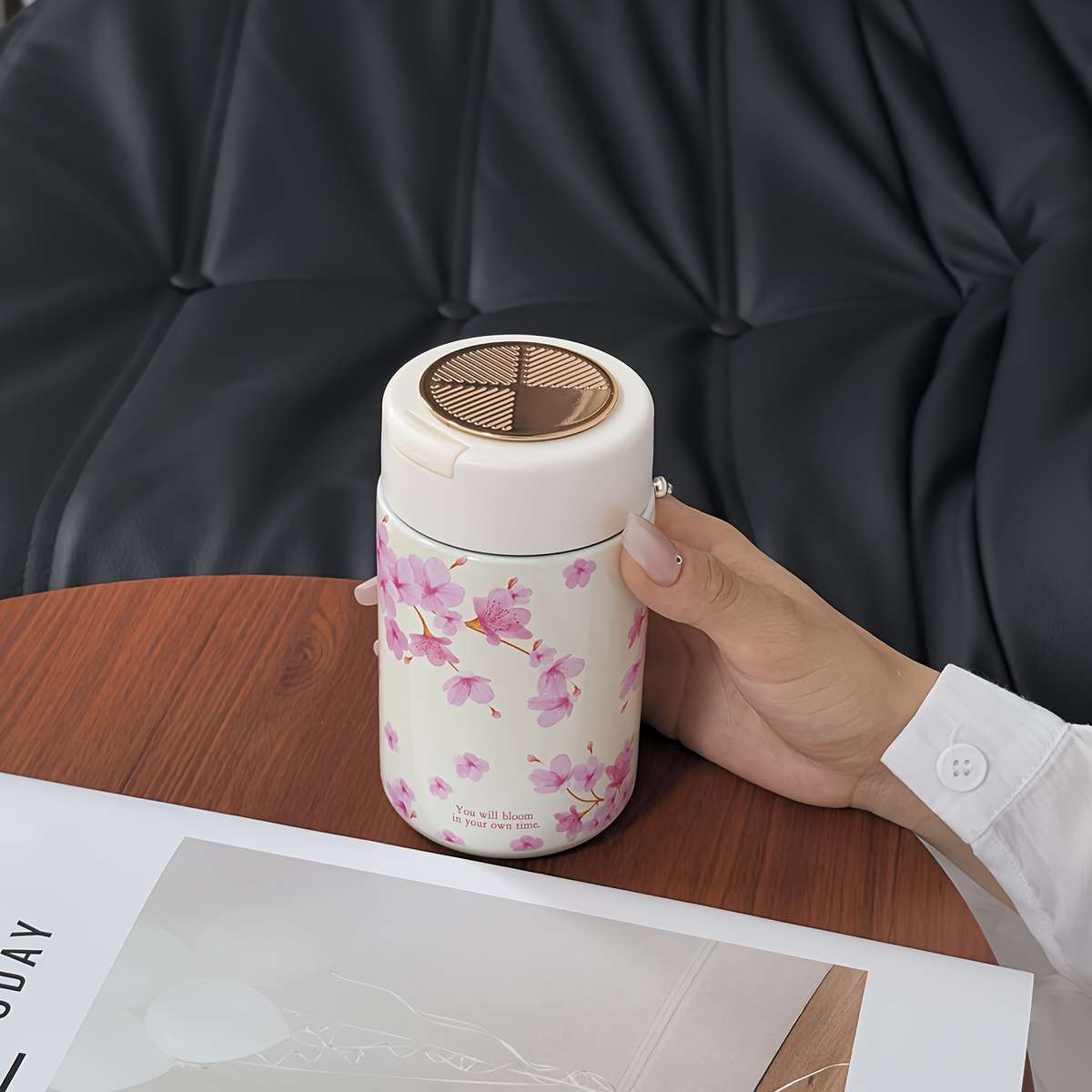Water Cup Color Sakura Series Beige