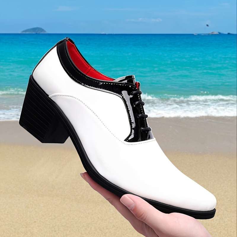Mens Leather Shoes Color White Sizeuk 7